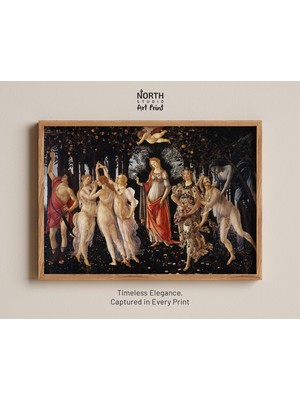 Ninastore Primavera Ilkbahar Alegorisi Sandro Botticelli Poster Poster Baskı Sanat Baskıları Rönesans Sanatı K