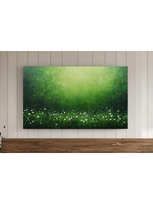 Ninastore Soyut Samsung Çerçeveli Tv Duvar Sanatı | Dijital Indirme Bahar Çiçekli Yağlı Boya Tablo Ekran Koruy