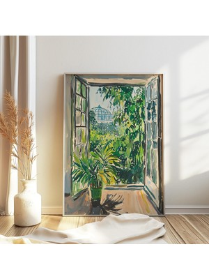 Ninastore Henri Matisse Açık Pencere Posteri Kew Bahçeleri Matisse Çiçek Baskısı Botanik Duvar Sanatı Modern S