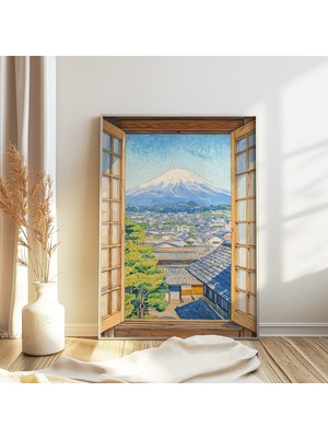 Ninastore Henri Matisse Açık Pencere Japon Duvar Sanatı Fovizm Çiçekli Poster Yaz Baskıları Fuji Dağı Baskısı