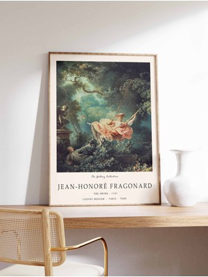 Ninastore Jean-Honoré Fragonard Sergi Posteri Salıncak Ekspresyonist Baskı Salıncak Sanat Baskısı Manzara ve D