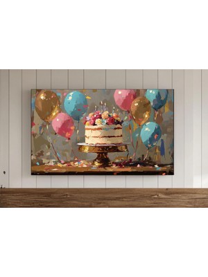 Ninastore Vintage Mutlu Doğ生日 Çerçevesi Tv Duvar Sanatı Doğum Günü Samsung Ekran Koruyucu Doğum Günü Sanatı Ar