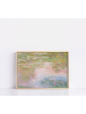 Ninastore Claude Monet'nin Nilüferler Tablosunun Posteri, Claude Monet Baskısı, Monet Sergisi Baskısı, Manzara
