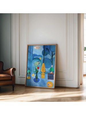 Ninastore Henri Matisse Mavi Pencere Posteri Henri Matisse Duvar Sanatı Henri Matisse Baskı Sergi Baskısı Mati