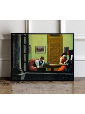 Ninastore Edward Hopper'ın New York'taki Odası Posteri, Edward Hopper Baskısı, Edward Hopper Duvar Sanatı, Edw