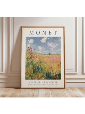 Ninastore Claude Monet Posteri, Monet Baskısı, Botanik Poster, Çiçekli Dekor, Vintage Ev Dekorasyonu, Doğa San
