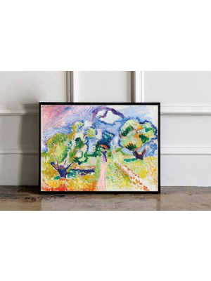 Ninastore Henri Matisse Sergisi Posteri, Henri Matisse Duvar Sanatı, Henri Matisse Baskısı, Sergi Baskısı, Mat