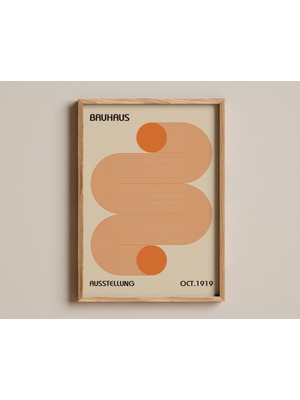 Ninastore Bauhaus Geometrik Baskı (Galeri Duvarı) Soyut Duvar Sanatı Vintage Sanat Orta Çağ Modern Baskı Bauha