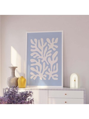 Ninastore Mercan Yosunu Baskısı | Dijital Sanat Indirme | Sevimli Yaz Sanat Baskısı | Kız Çocuk Duvar Sanatı |