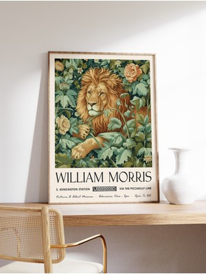 Ninastore William Morris Baskısı William Morris Sergisi Posteri Kew Bahçeleri Baskısı Londra Baskısı William M