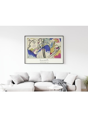 Ninastore Kandinsky Posteri Kandinsky Sergisi Baskısı Kandinsky Sanatı Mavi Süvari Bauhaus Sanat Baskısı Soyut