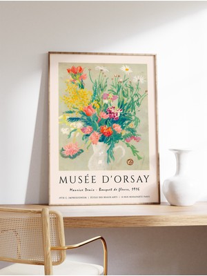 Ninastore Maurice Denis Sanat Posteri Buket De Fleurs Fransız Empresyonist Baskı Fovist Iç Mekan Posteri Manza