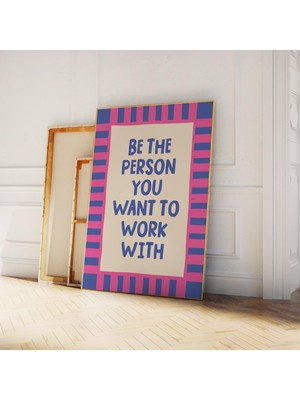 Ninastore Motivasyonel Ofis Sanatı Baskısı Renkli Ofis Dekorasyonu Evden Çalışma Duvar Sanatı Dijital Indirme