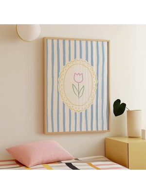 Ninastore Ilkbahar Lalesi Çerçeve Baskı Dijital Sanat Indirme Kır Evi Tarzı Yazdırılabilir Duvar Sanatı Vintag