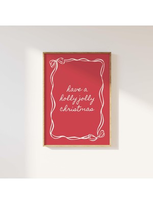 Ninastore Neşeli Noel Duvar Sanatı Dijital Sanat Indirme Trend Noel Sözü Baskısı Tatil Duvar Sanatı Sevimli Co