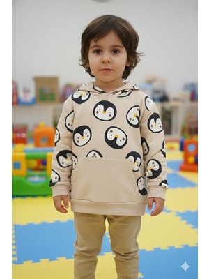 Yağmur Giyim Dıvonette 2ip Unisex Çocuk Sweatshirt 2-5 Yaş 32652