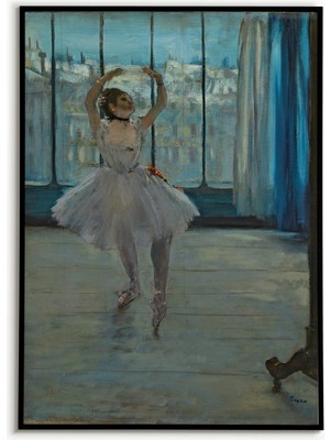Ninastore Edgar Degas, Pencere Önünde Dansçı Posteri, Duvar Sanatı Posteri, Dans Tablosu, Fransız Ressam, Sana