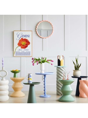 Ninastore Ikizler Burcu Baskısı | Dijital Sanat Indirme | Trend Astroloji Posteri | Sevimli Retro Çiçek Duvar