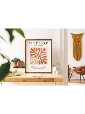 Ninastore Matisse Sergisi Baskısı | Dijital Sanat Indirme | Kağıt Kesim Fransız Soyut Baskı Sanatı | Soyut Duv