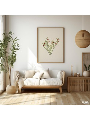 Ninastore Kış Meyveleri Yeşili Duvar Sanatı: Adaçayı Yeşili Ev Dekorasyonu (Dijital Indirme)