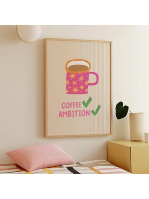 Ninastore Komik Ofis Sanatı Baskısı Motivasyonel Kahve Duvar Sanatı Ev Ofis Için Dijital Indirme