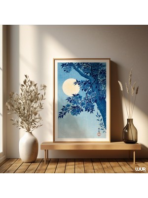 Ninastore Japandi Kiraz Çiçeği Baskısı: Ohara Koson Japon Sanatı (Dijital Indirme)