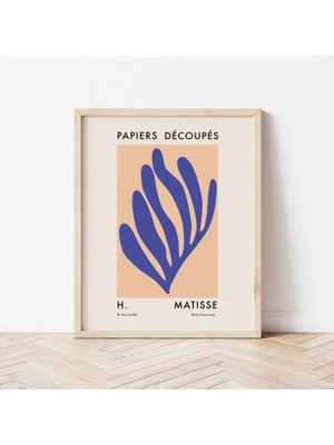 Ninastore Matisse Sergisi Baskısı | Dijital Sanat Indirme | Kağıt Kesim Fransız Soyut Baskı Sanatı | Soyut Duv