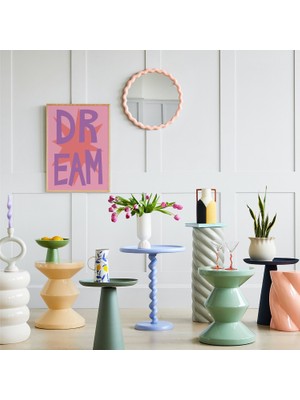 Ninastore Rüya Sözü Baskısı | Dijital Sanat Indirme | Minimalist Pembe Tipografi Yazdırılabilir Sanat Eseri