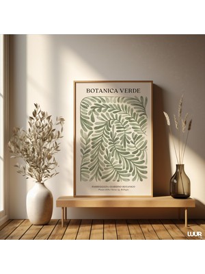Ninastore Botanik Duvar Sanatı Botanica Verde Yeşil Duvar Dekoru Ev Için Yazdırılabilir Duvar Sanatı Boho Tema