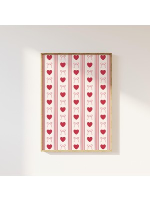 Ninastore Coquette Kalp Duvar Sanatı Dijital Sanat Indirme Neşeli Sevgililer Günü Baskısı Kız Çocuk Duvar Sana