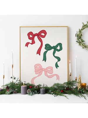 Ninastore Noel Kurdele Duvar Sanatı Dijital Sanat Indirme Neşeli Noel Baskısı Trend Tatil Duvar Sanatı Sevimli