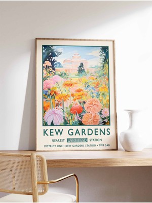 Ninastore Kew Bahçeleri Baskısı Londra Baskısı Botanik Bahçeleri Baskısı William Morris Posteri Vintage Duvar