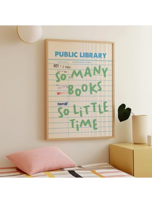 Ninastore Çok Sayıda Kitap Baskısı Dijital Sanat Indirilebilir Sevimli Kitap Köşesi Dekorasyonu Şık Okuma Post