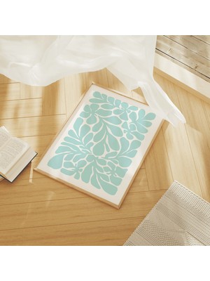 Ninastore Mercan Yosunu Baskısı | Dijital Sanat Indirme | Sevimli Yaz Sanat Baskısı | Kız Çocuk Duvar Sanatı |