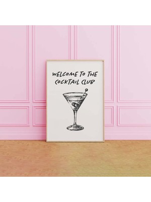 Ninastore Kokteyl Kulübü Baskısı | Dijital Sanat Indirme | Şirin Nötr Bar Araba Baskısı | Nötr Kokteyl Bar Yaz