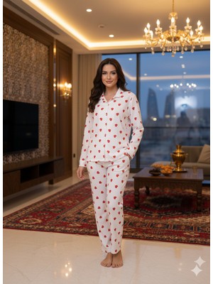 Septemmart %100 Süet Kadın Pijama Takımı - Lüks Ev Giyimi & Lounge Set