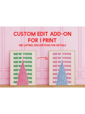 Ninastore Özel Düzenleme Talebi Tek Baskı | Dijital Sanat Indirme | Özel Baskı | Kişiselleştirilmiş Duvar Sana