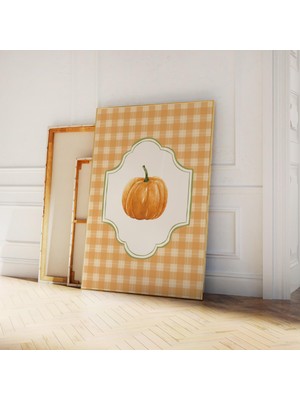 Ninastore Vintage Balkabağı Sanat Baskısı: Sonbahar Dekorasyonu (Dijital Indirme)