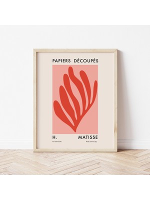 Ninastore Matisse Sergisi Baskısı | Dijital Sanat Indirme | Kağıt Kesim Fransız Soyut Baskı Sanatı | Soyut Duv