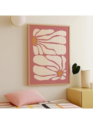 Ninastore Boho Soyut Çiçekli Duvar Sanatı Dijital Indirme Modern Minimalist Çiçek Baskısı Retro Esintili Sanat