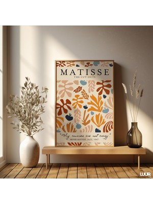 Ninastore Matisse'den Esinlenilmiş Baskı Soyut Renkli Duvar Sanatı Geometrik Şekiller Vintage Tarzı Manzara Po