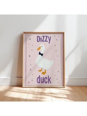 Ninastore Ördek Temalı Çocuk Odası Duvar Sanatı: Eğlenceli Çocuk Odası Dekorasyonu (Dijital Indirme)