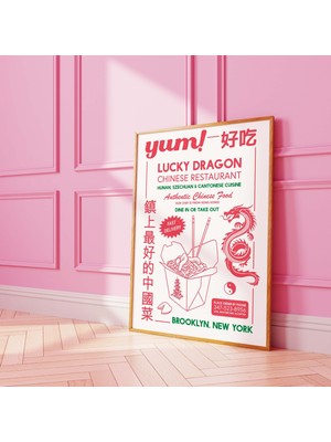 Ninastore Çin Restoranı Paket Servis Menüsü Baskısı | Dijital Sanat Indirme | Brooklyn New York Çin Yemekleri