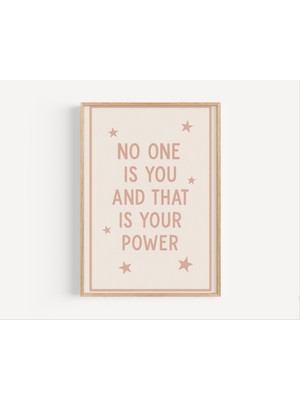 Ninastore Motivasyonel Söz Baskısı: Pastel Yıldızlar Çocuk Odası Dekorasyonu (Dijital Indirme)