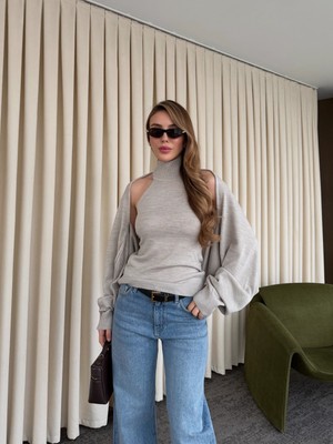 Laluvia Vizon Triko Bolero Takım - 601117