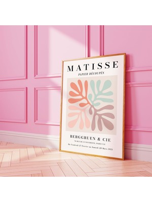 Ninastore Matisse Sergisi Baskısı | Dijital Sanat Indirme | Kağıt Kesim Fransız Soyut Baskı Sanatı | Soyut Duv