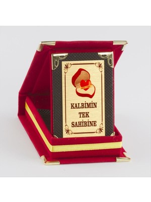 Zero Land Mtxdpn Kalbimin Tek Sahibi Plaketi-Kırmızı