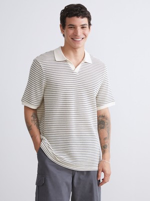 Lc Waikiki Yeni Sezon Polo Yaka Çizgili Erkek Tişört