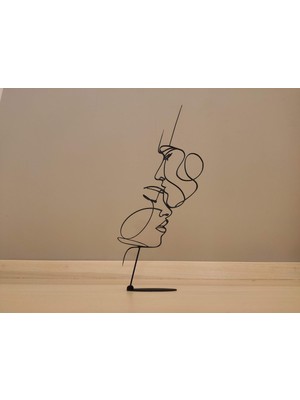 TriVox3D Dekoratif Romantik Karı Koca Figürü Sevgililer Günü Hediyesi