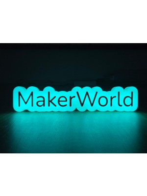 TriVox3D Kişiye Özel Isim Yazılabilen LED Işık Kutusu (Isminizdeki Harf Sayısı Kadar Alım Yapınız)